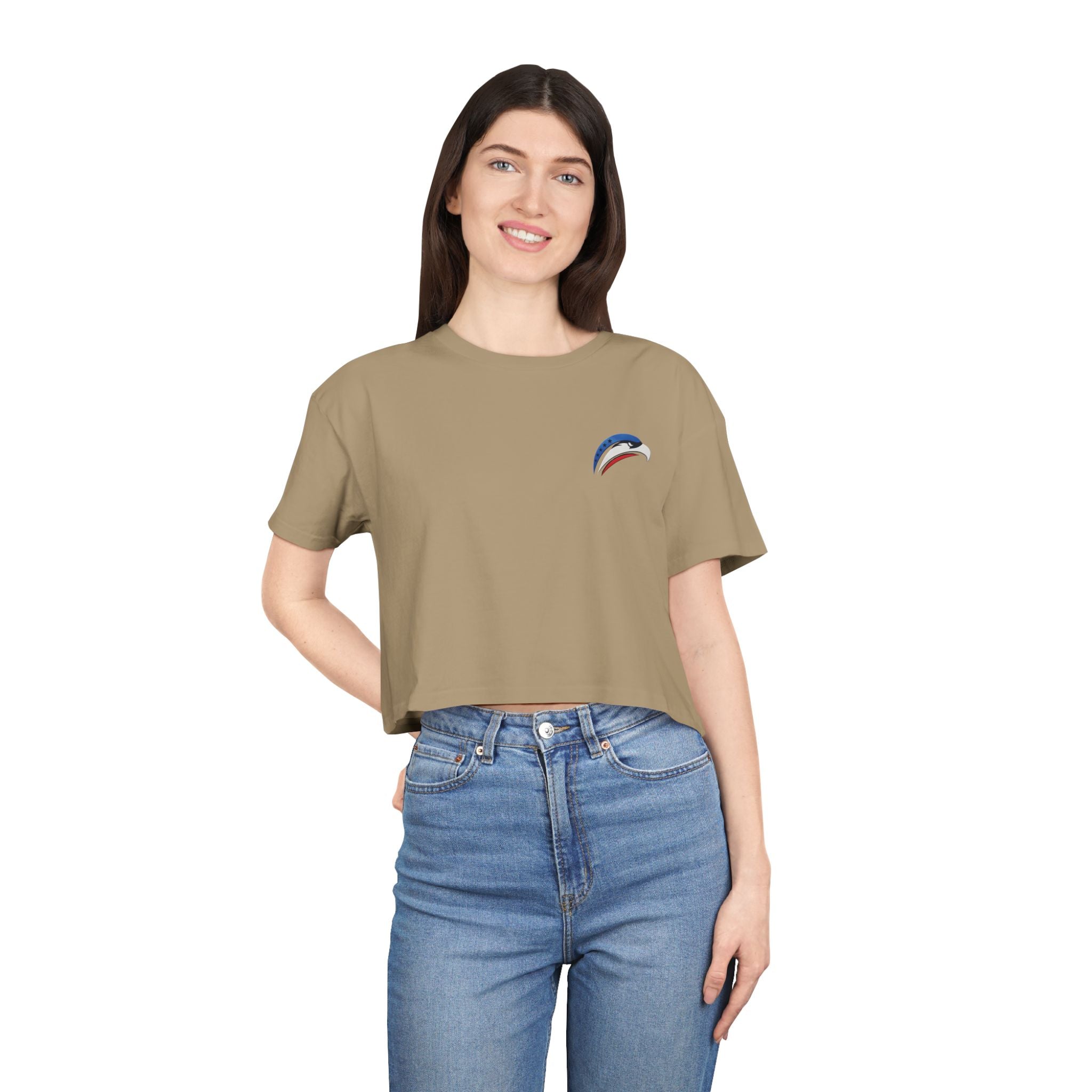 Tropical Islands- Women's Crop Tee