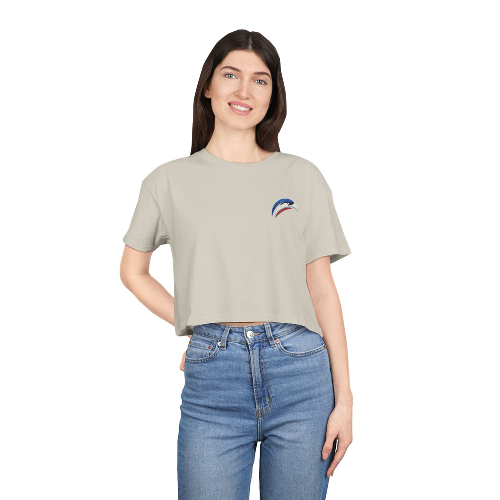 Tropical Islands- Women's Crop Tee