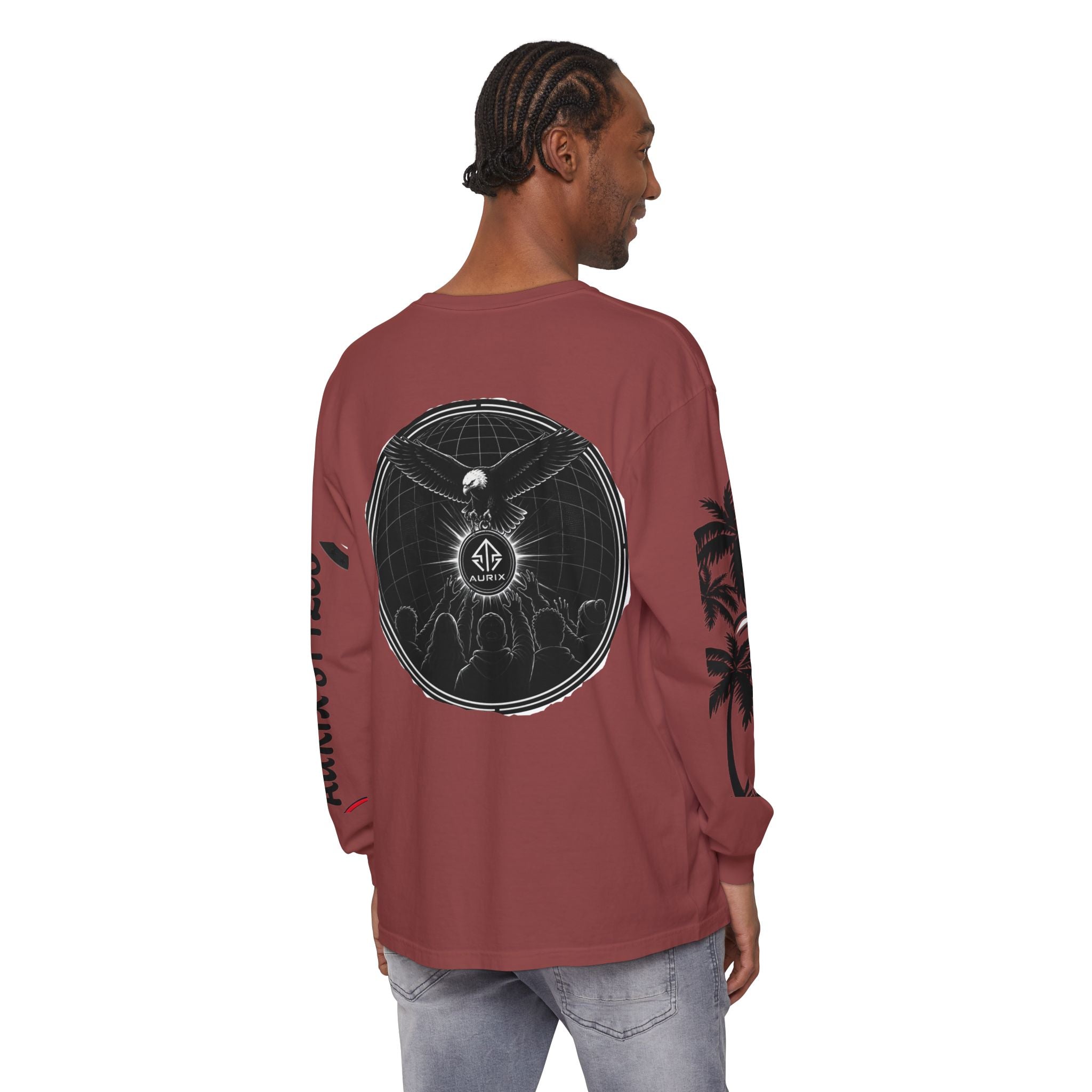 Midnight Palms Long Sleeved Tee