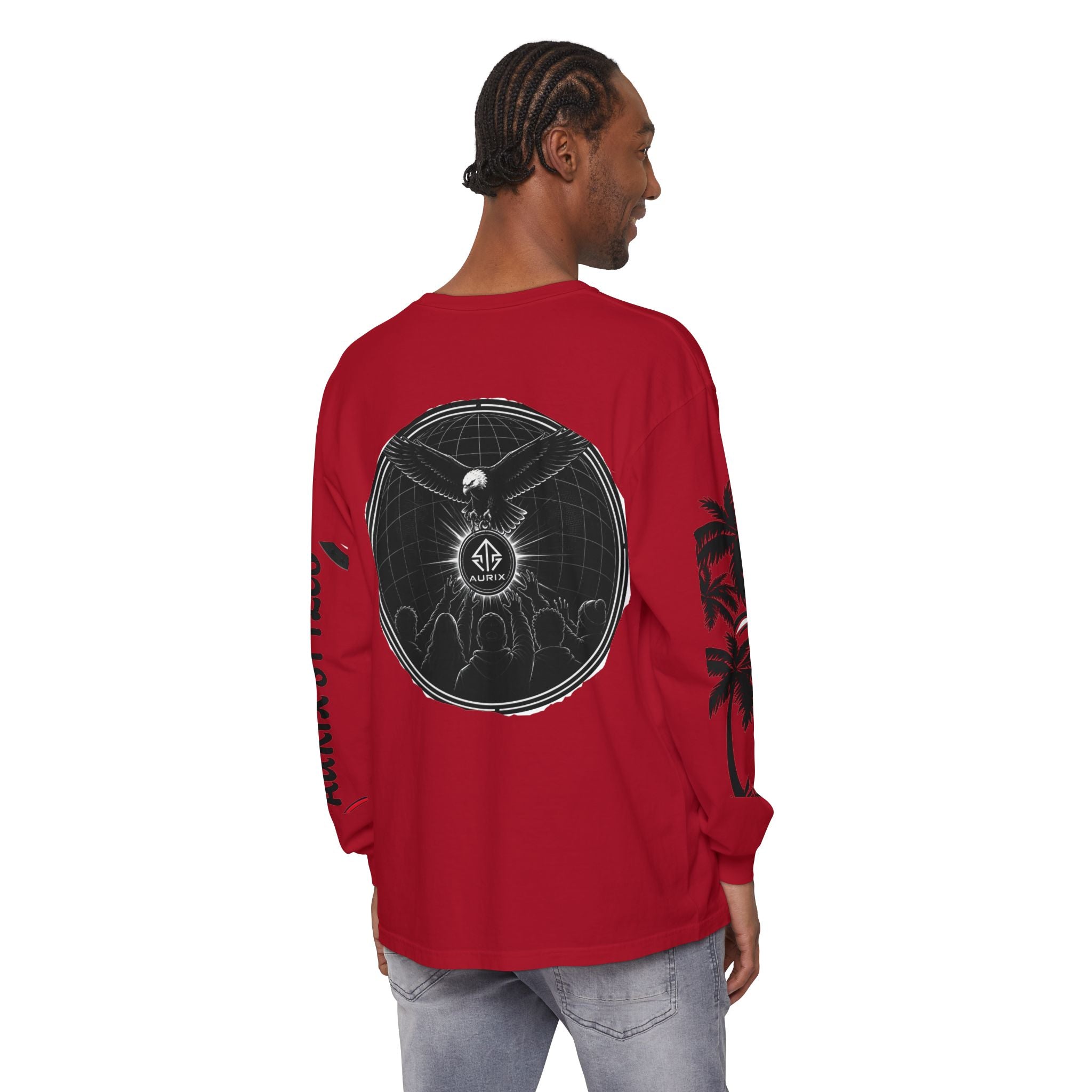 Midnight Palms Long Sleeved Tee