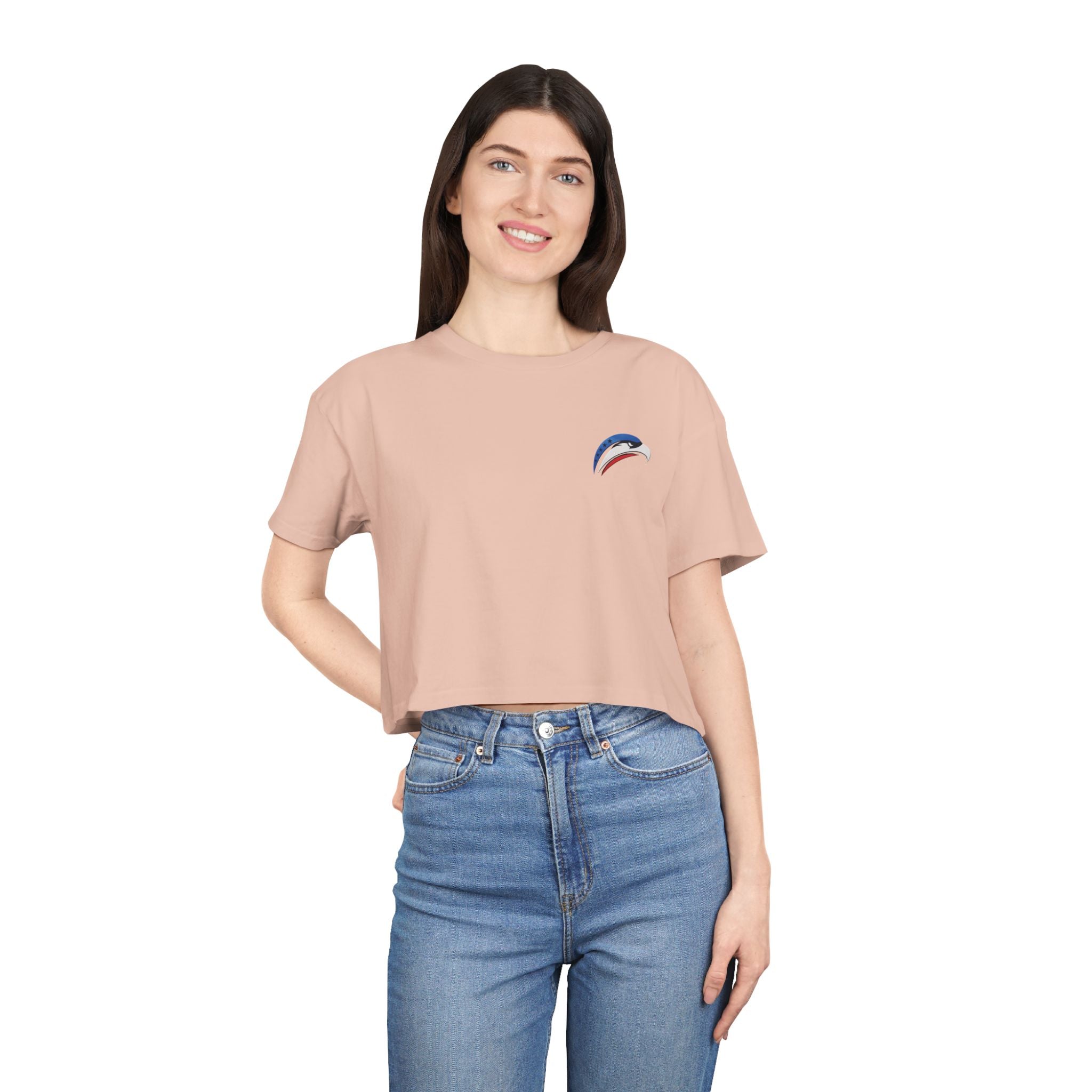 Tropical Islands- Women's Crop Tee