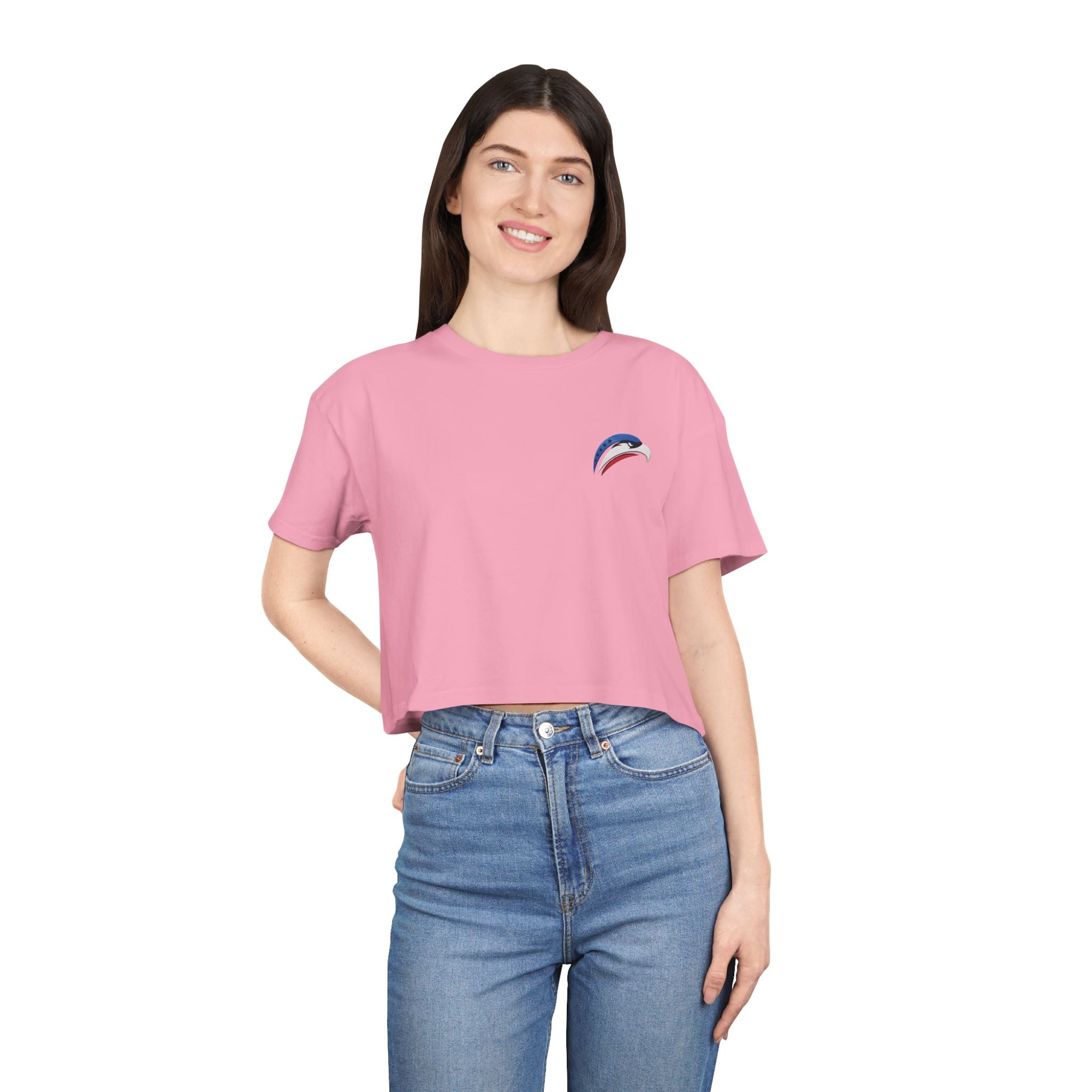 Tropical Islands- Women's Crop Tee