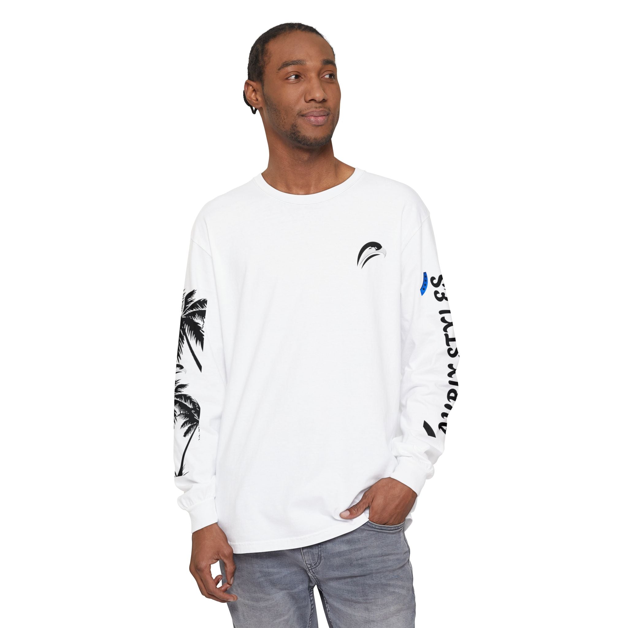 Midnight Palms Long Sleeved Tee