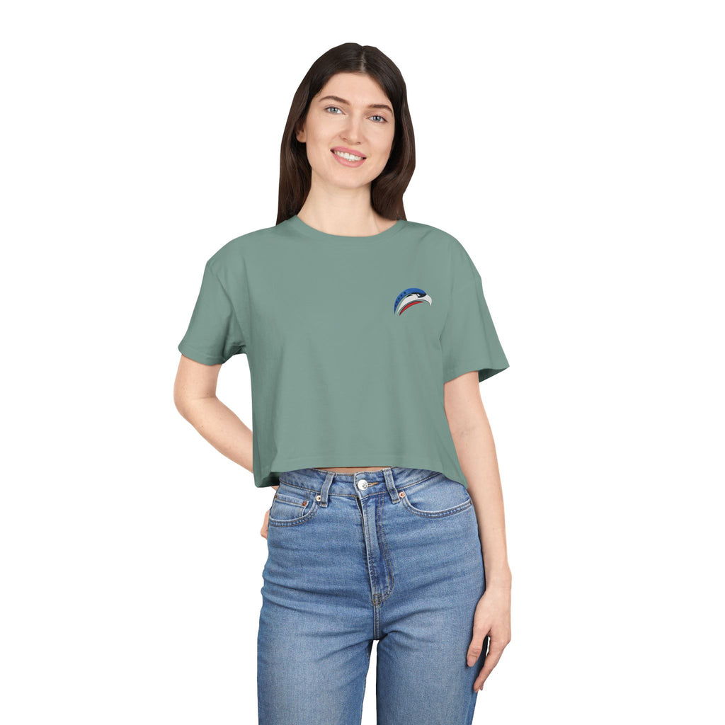 Tropical Islands- Women's Crop Tee