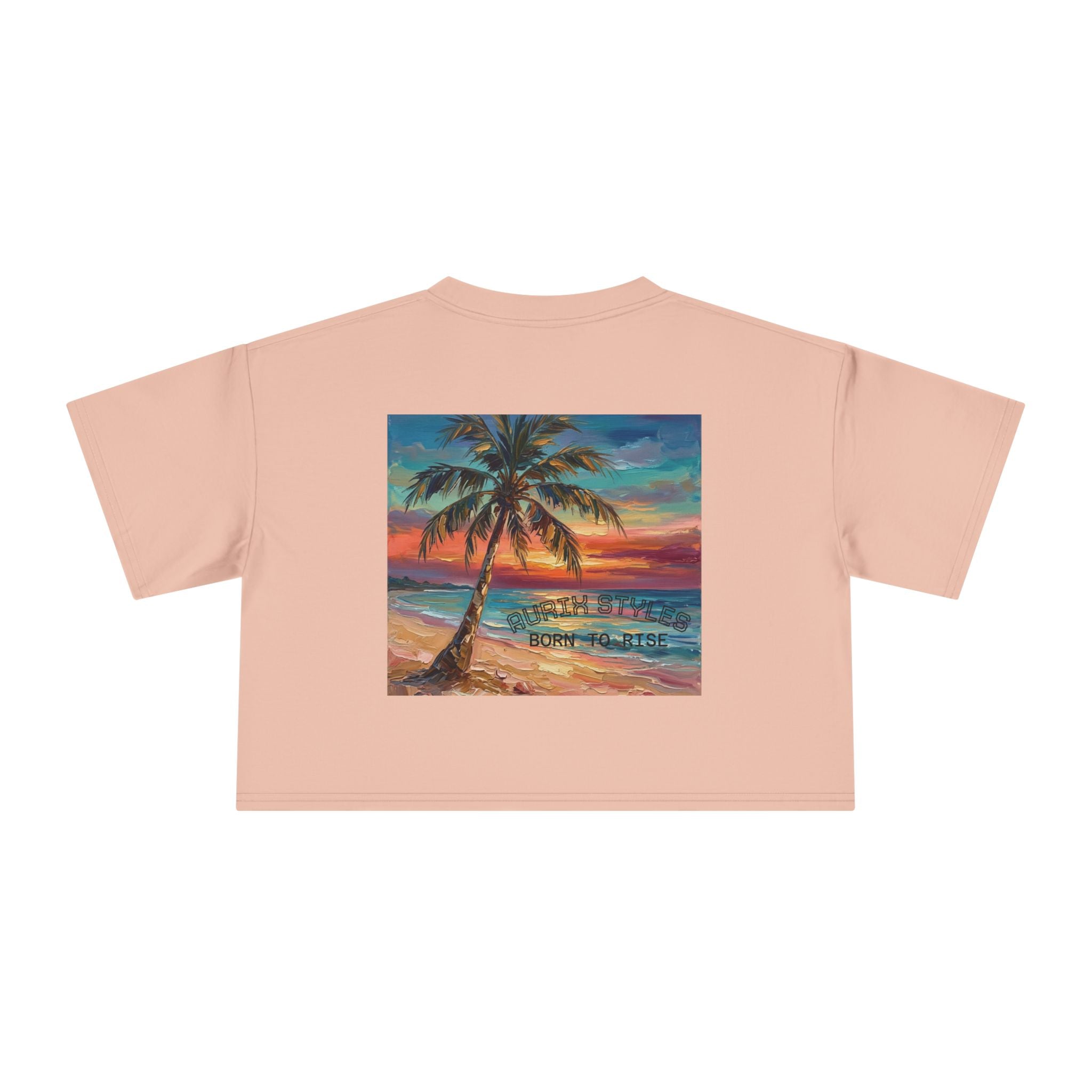 Tropical Islands- Women's Crop Tee