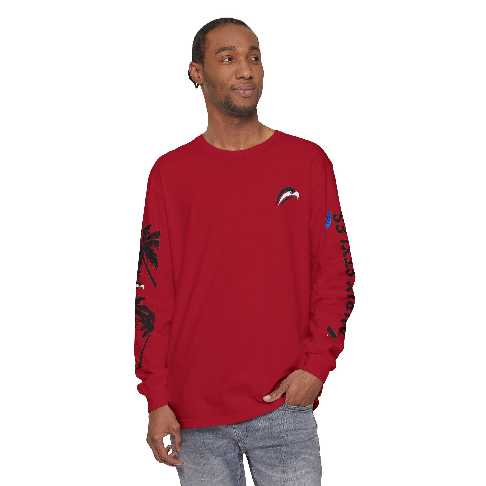 Midnight Palms Long Sleeved Tee