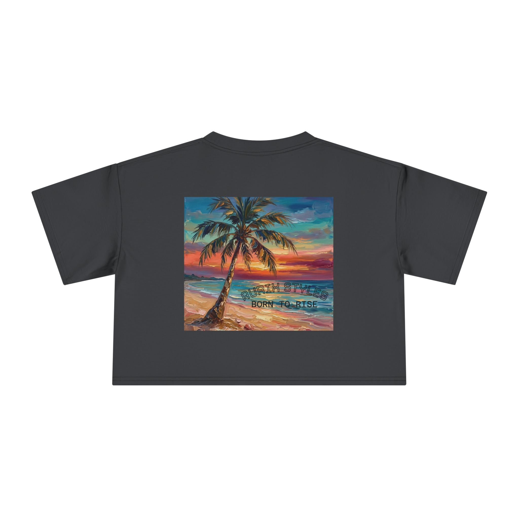Tropical Islands- Women's Crop Tee