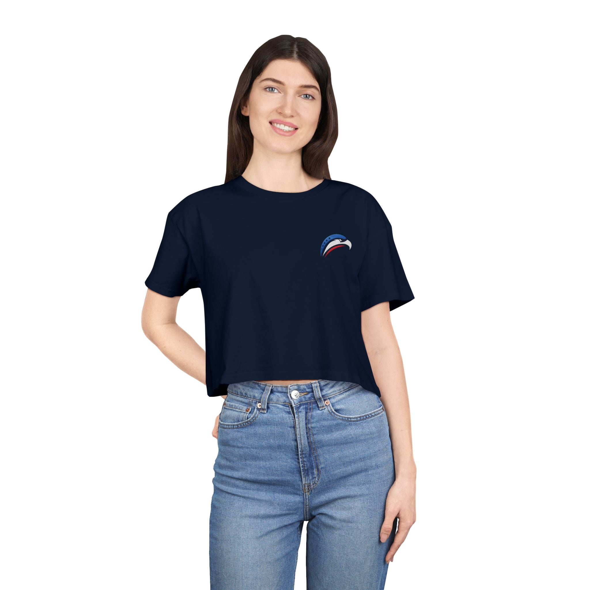 Tropical Islands- Women's Crop Tee