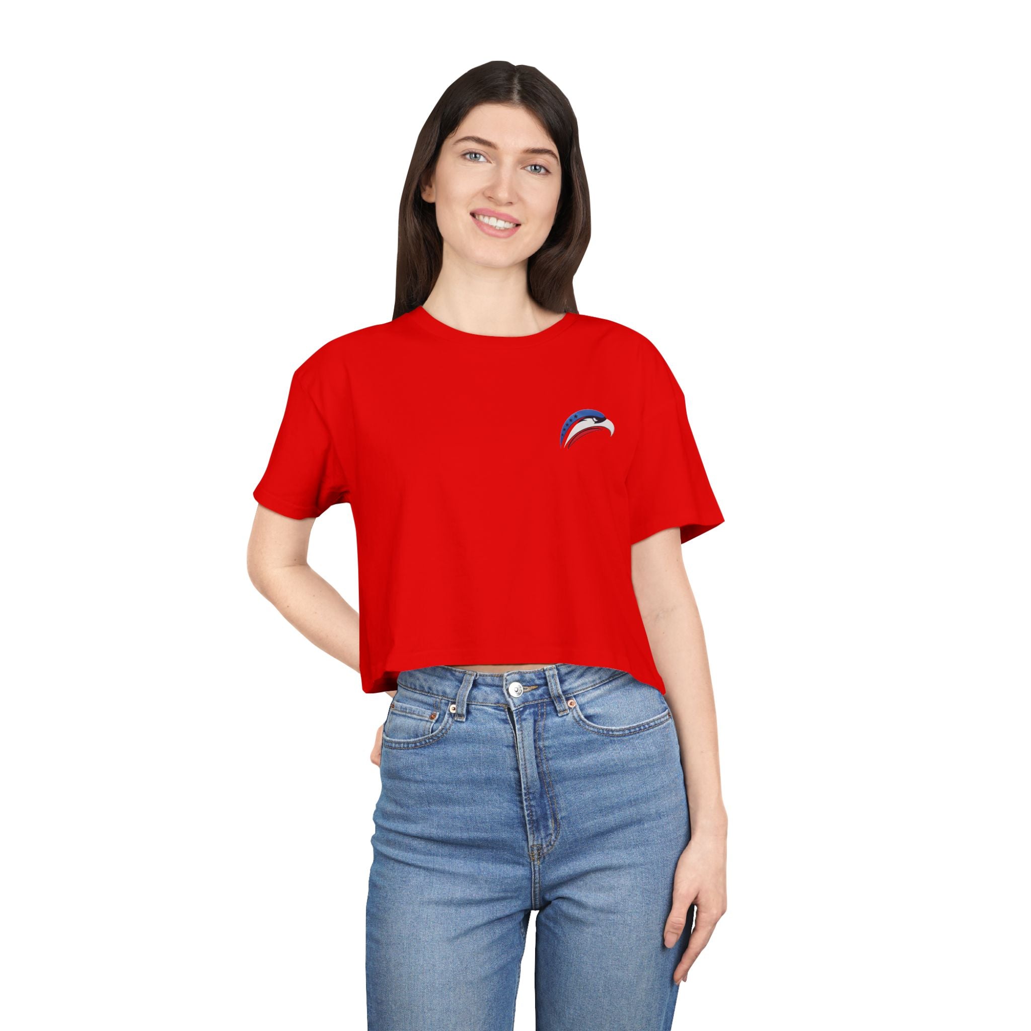 Tropical Islands- Women's Crop Tee