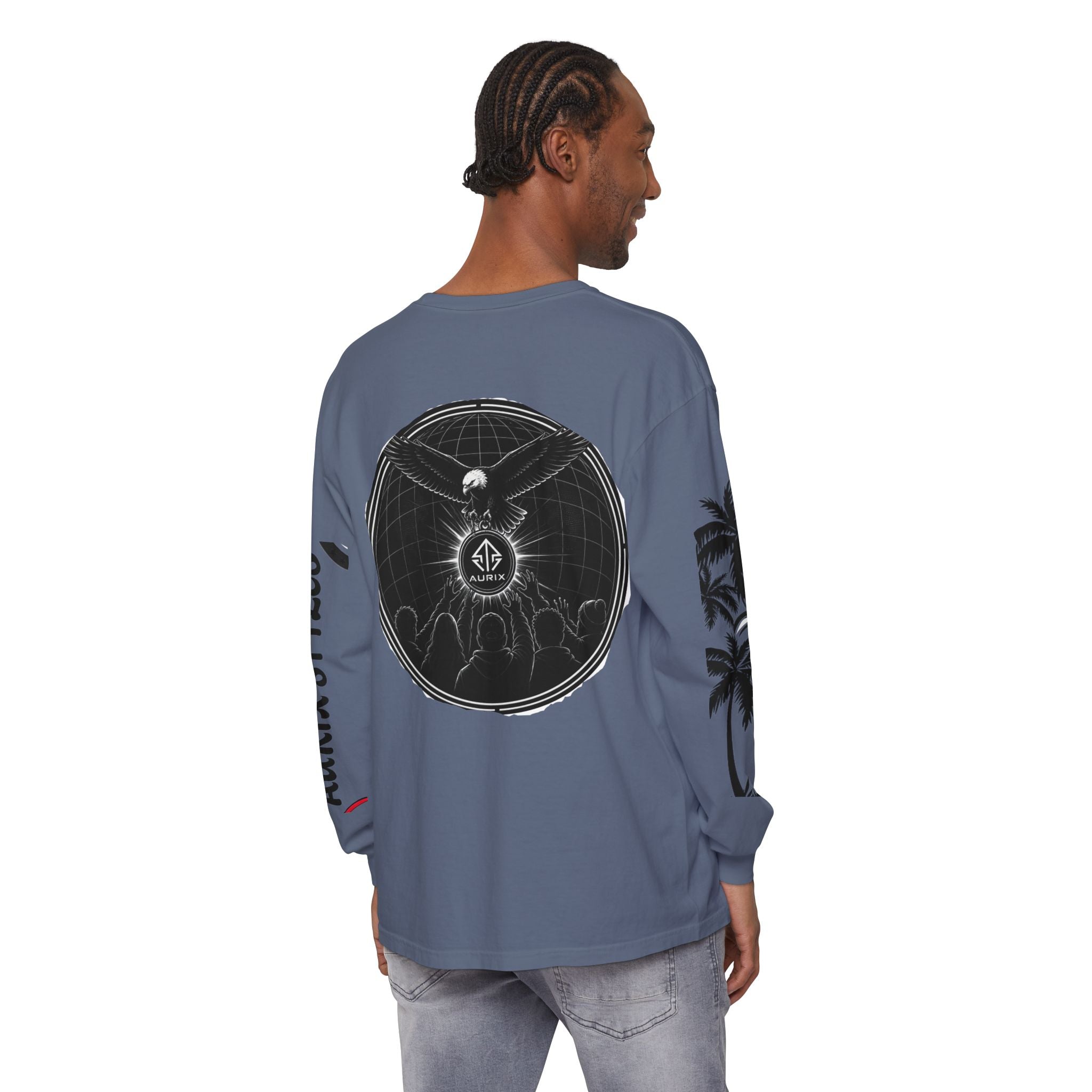 Midnight Palms Long Sleeved Tee