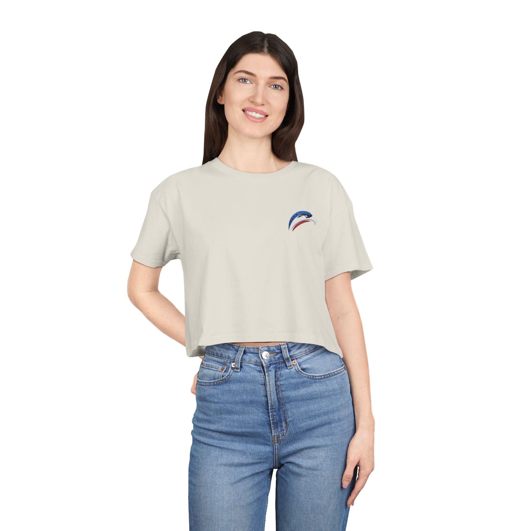 Tropical Islands- Women's Crop Tee