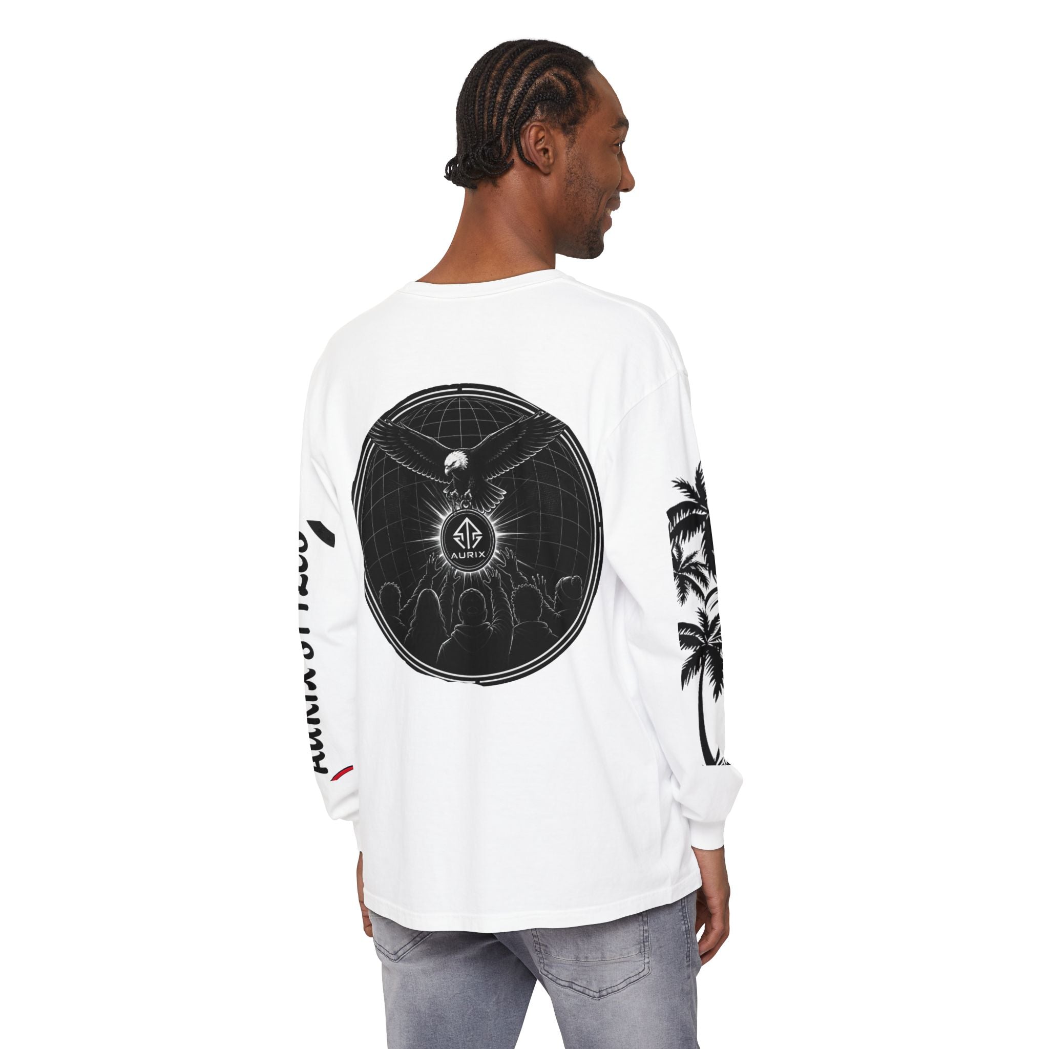 Midnight Palms Long Sleeved Tee