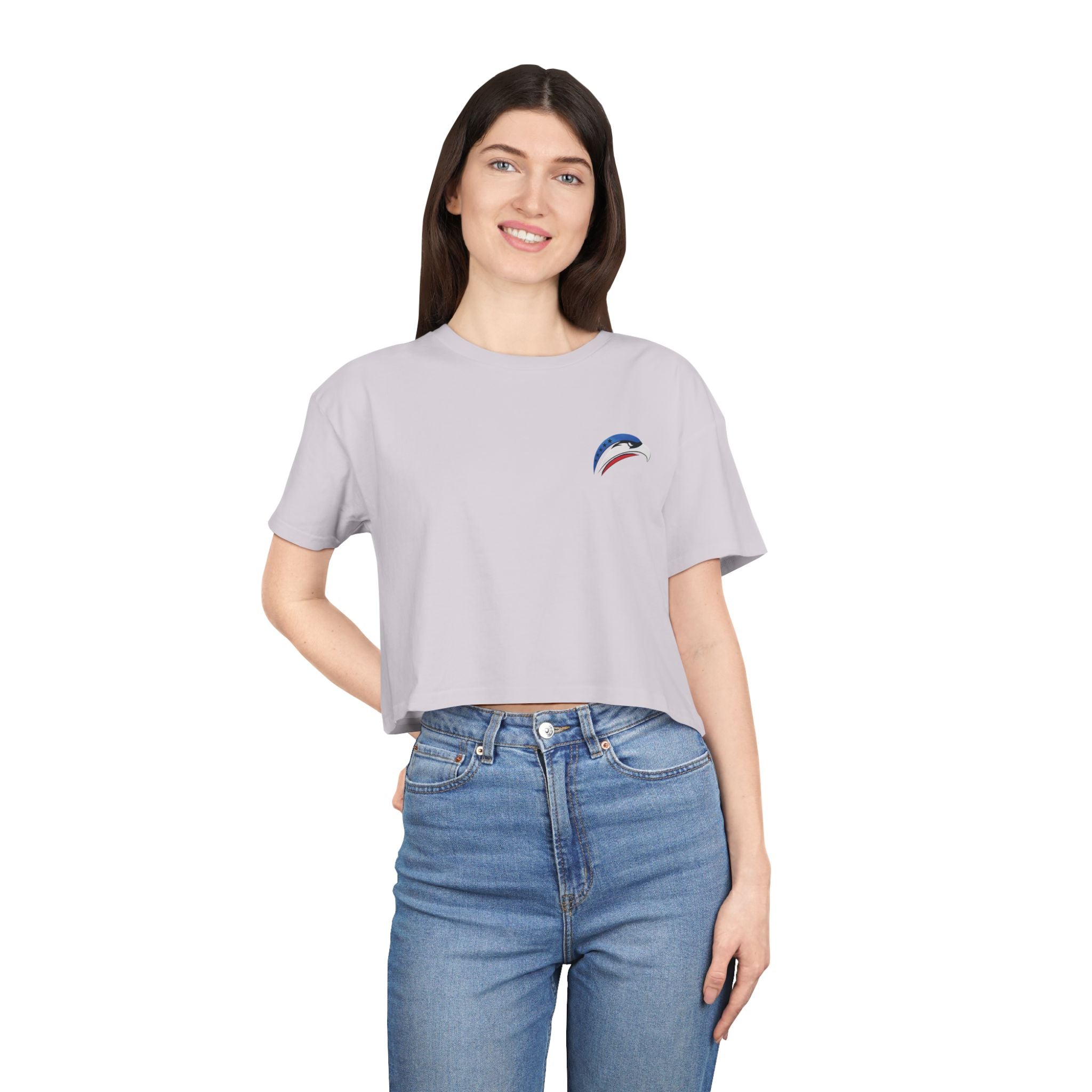 Tropical Islands- Women's Crop Tee